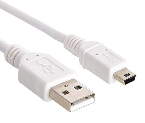 6FT Long USB Power Charger Cable for Texas Instruments ti-84 Plus CE Graphing Calculator/TI-84 Plus Graphing Calculator Charger (White)