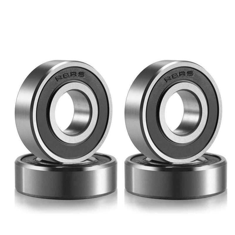 4 Pcs R8-2RS Bearings 1/2" ID x1-1/8" OD x 5/16" Thick Small Bearings Double Rubber Sealed Miniature Ball Bearing for Motor, Bicycle, DIY, Garden Machinery, etc. R8-2RS(1/2inchx1-1/8inchx5/16inch 4pcs)