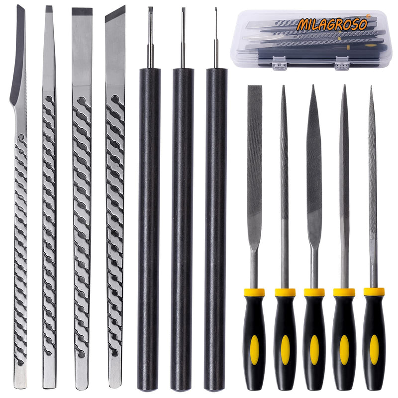 Pro Grade 3D Printing Tools Kits,Sharp high Manganese Steel 3D Printing Spatula Set,Deburring Tool Knife,Including Tool Box,Works on Metal,Resin,PVC and 3D Print Plastic Edges,Resin Art(Multi-Purpose)