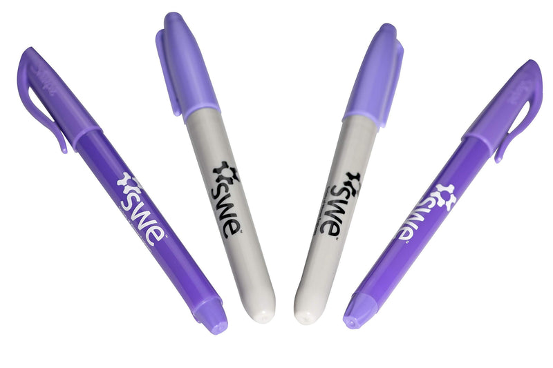 SWE Highlighter and Permanent Marker (4-pack)