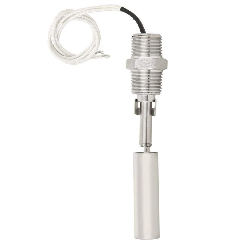 Liquid Level Sensor, Liquid Water Level Float Sensor Switch Side-Mounted 304 Stainless Steel 1/2NPT Male Thread DC0-110V, Model: YZ-SUS304 (A Type)