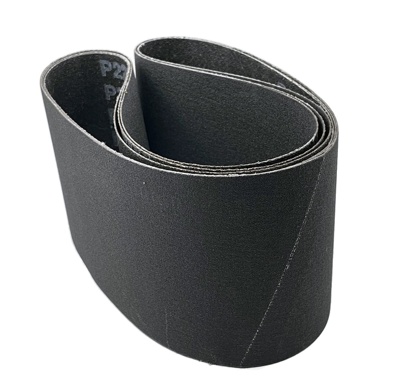 Silicon Carbide X-Weight Cloth 120 Grit Sanding Belts (3/Box), 6 in. x 48 in.