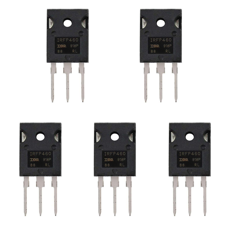 BOJACK IRFP460 MOSFET Transistors IRFP460N 20A 500V N-Channel Power MOSFET IRFP460NPBF TO-247(Pack of 5 Pcs)