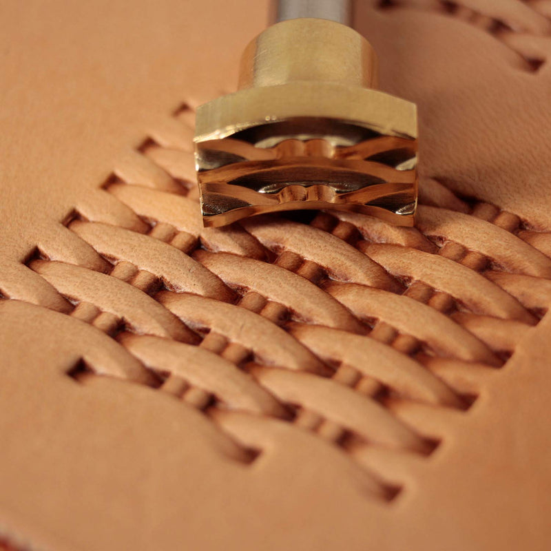 Basket Weave Leather Stamp Tool Stamps Stamping Carving Punches Tools Craft Leathercrafting