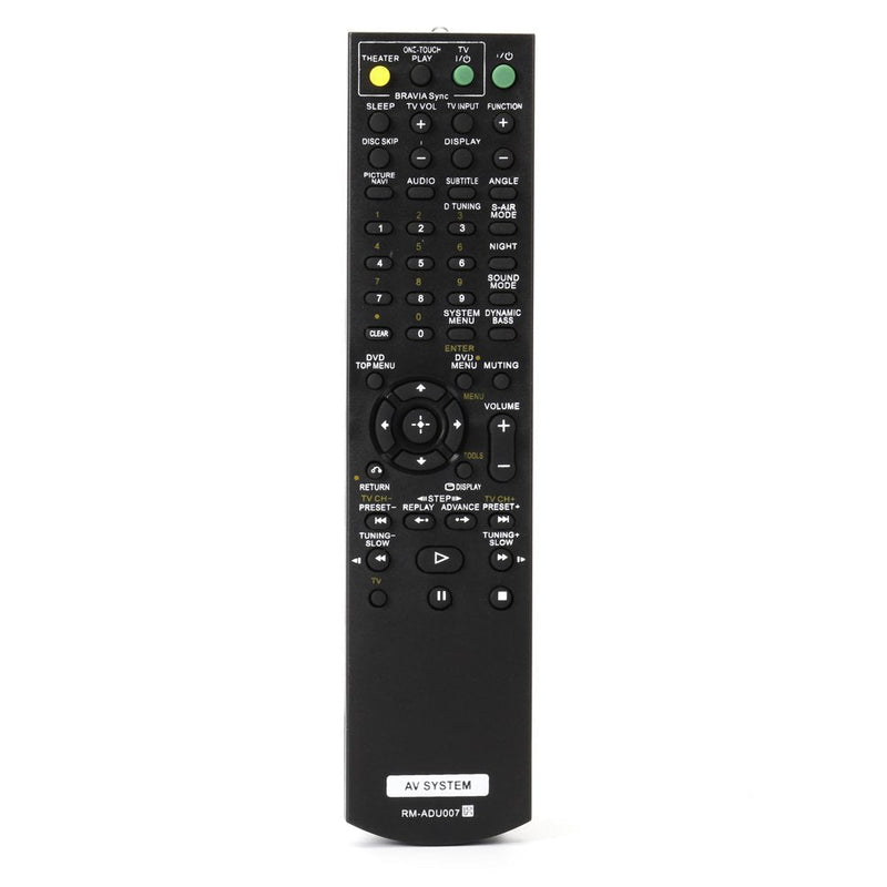 Replaced Remote Control for Sony DAV-HDX576WF HCDHDX585 DAVHDX279W 148057011 HCD-HDX277WC HCDHDX589W Home Theater Audio/Video Receiver AV System