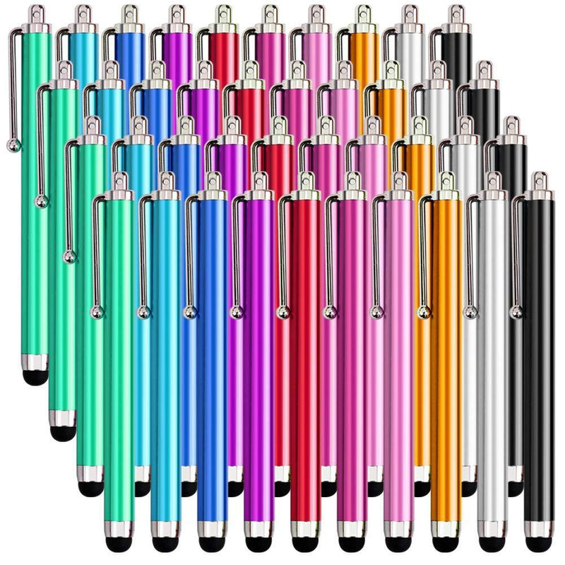 XMONKEY Stylus Pen, 40 Packs Stylus for Touch Screen, Compatible with iPad, iPhone, Smart Phone and Tablet with Capacitive Touch Screen