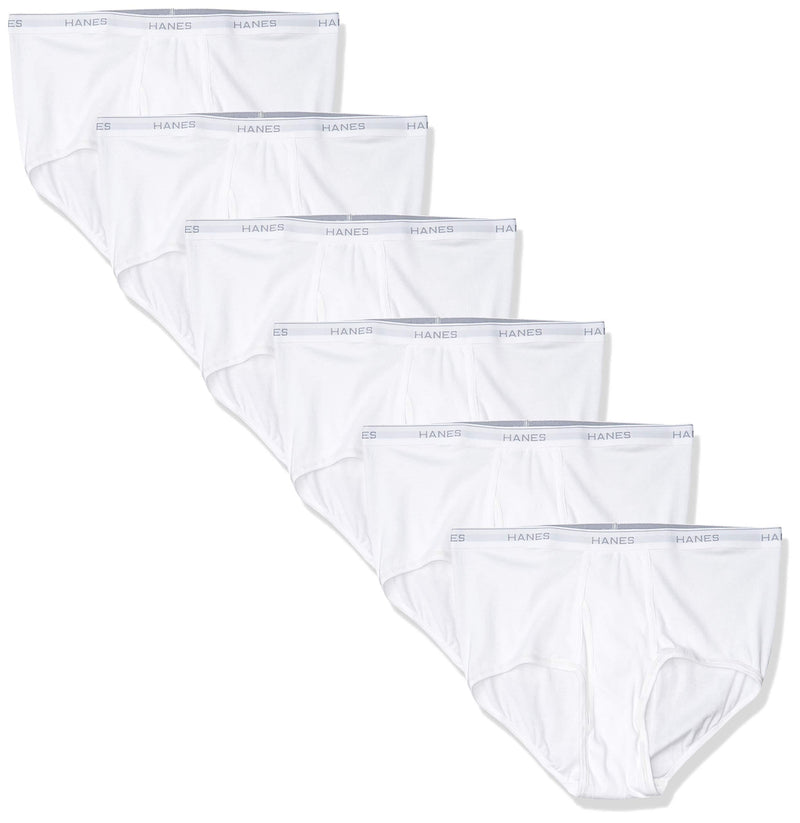 Hanes Men's Big and Tall No Ride Up Briefs with Comfort Flex Waistband 7-Pack Small 6 Pack - Assorted