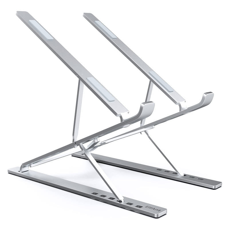 ElfAnt Laptop Stand Adjustable Portable Aluminum for 10" - 17" Laptop Tablet Double Layer