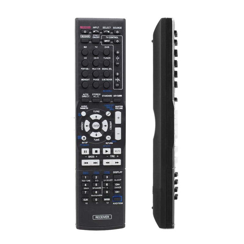 Replaced Remote Control Compatible for Pioneer AXD7354 VSX-519V VSX-521-K VSX-1023 VSX-1024-K Home Theater AV A/V Audio/Video Receiver System