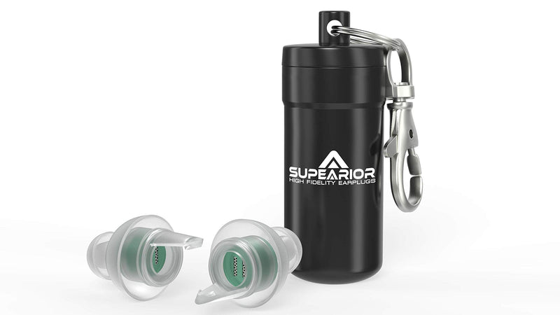 Supearior - High Fidelity Earplugs, Concert and Musician Earplugs, Reusable Ear Plugs, Earplug for Hearing Protection