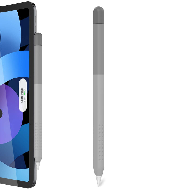 Delidigi Apple Pencil Case for Apple Pencil 2nd Generation Gradient Color Silicone Apple Pencil Cover Accessories(Gradient Grey)