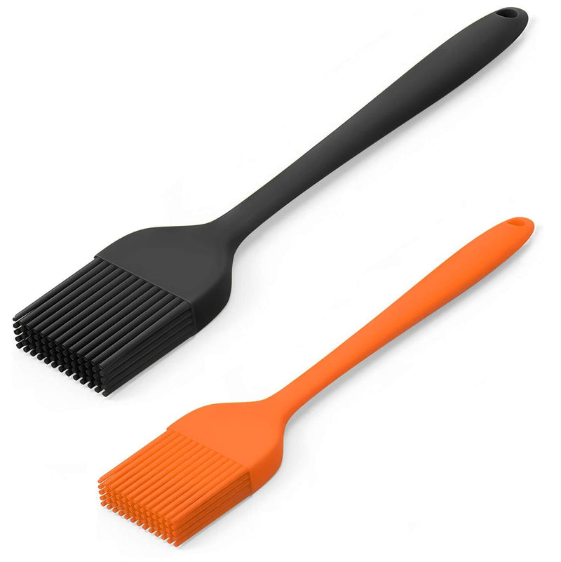 Silicone Basting Pastry Brush Spread Oil Butter Sauce Marinades for BBQ Grill Baking Kitchen Cooking, Baste Pastries Cakes Meat Sausages Desserts, Food Grade, Dishwasher safe 2
