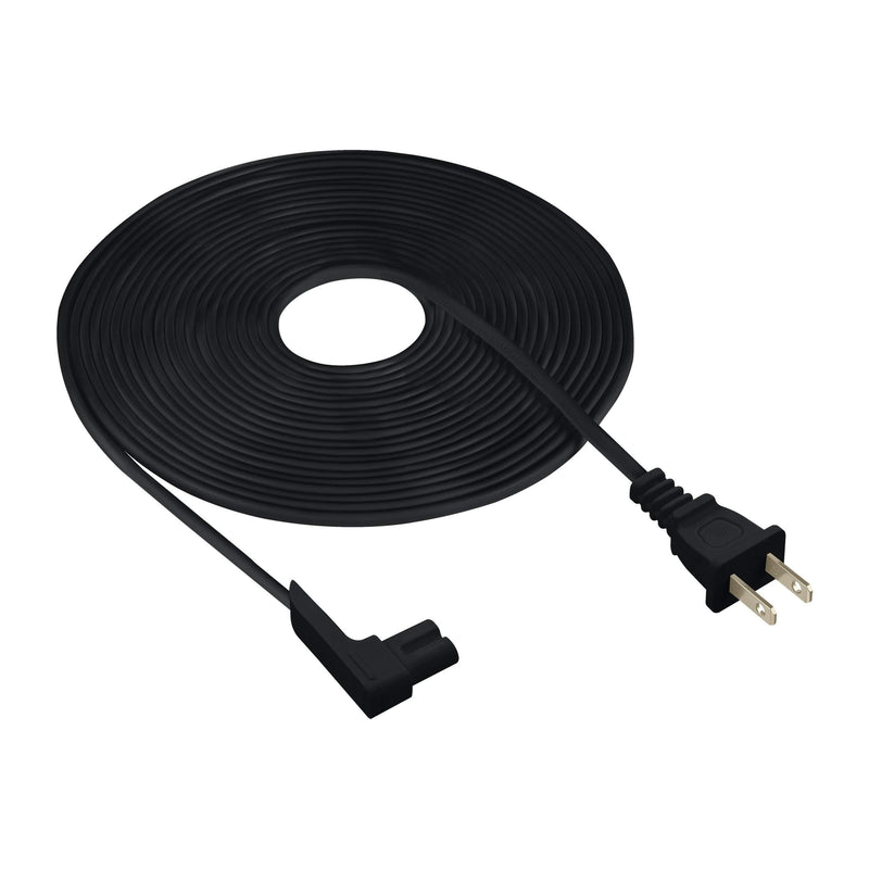 Vebner 25-Foot Power Cord Compatible with Sonos One, Sonos One SL, Sonos Play-1 Speakers - Power Plug Cable (Extra Extra Long, Black) Extra Extra Long