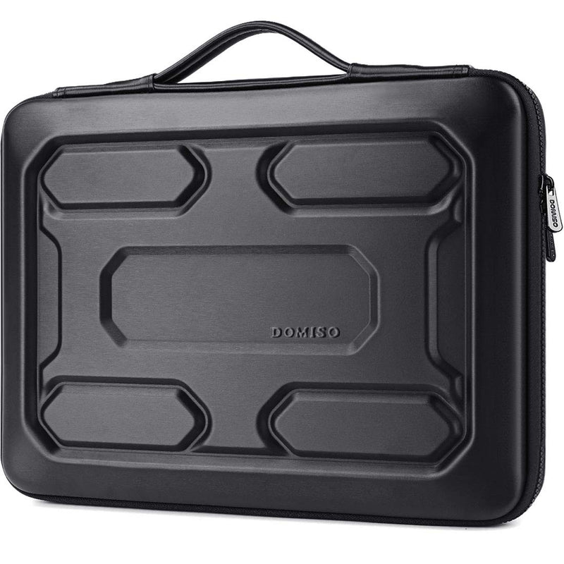DOMISO 17 inch Laptop Sleeve with Handle Shockproof Waterproof EVA Protective Case for 17.3" Dell Inspiron/MSI GS73VR Stealth Pro/HP Envy 17/LG Gram 17"/ROG Strix GL702VS 17.3 inch Black