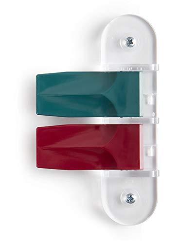 Exam Room Signals - Kull Industries - Medical Door Flags for Hospitals, Doctors Offices, Clinics (Designer Colors, 2 Flag System, 3") 3 Inches 2 Flags