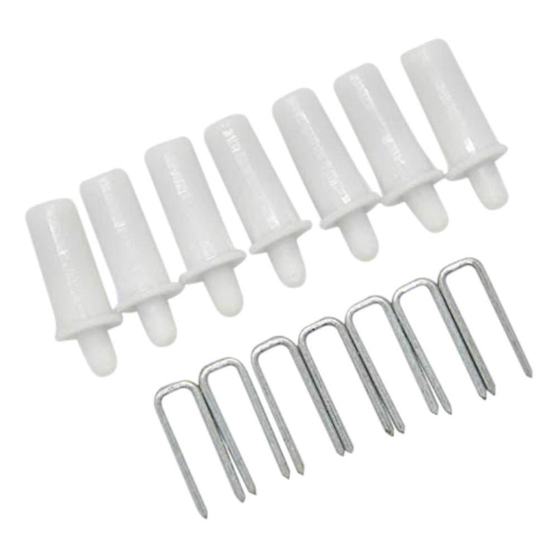 HomeAmore Shutter Staples & Spring-Loaded Pins [7 Pcs Each]