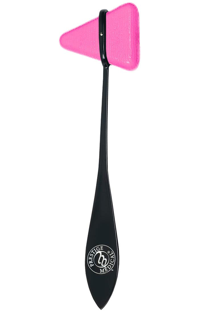Prestige Medical Taylor Percussion Reflex Hammer (Stealth / Hot Pink), "7.5"" Handle" (25-SHP) Stealth / Hot Pink