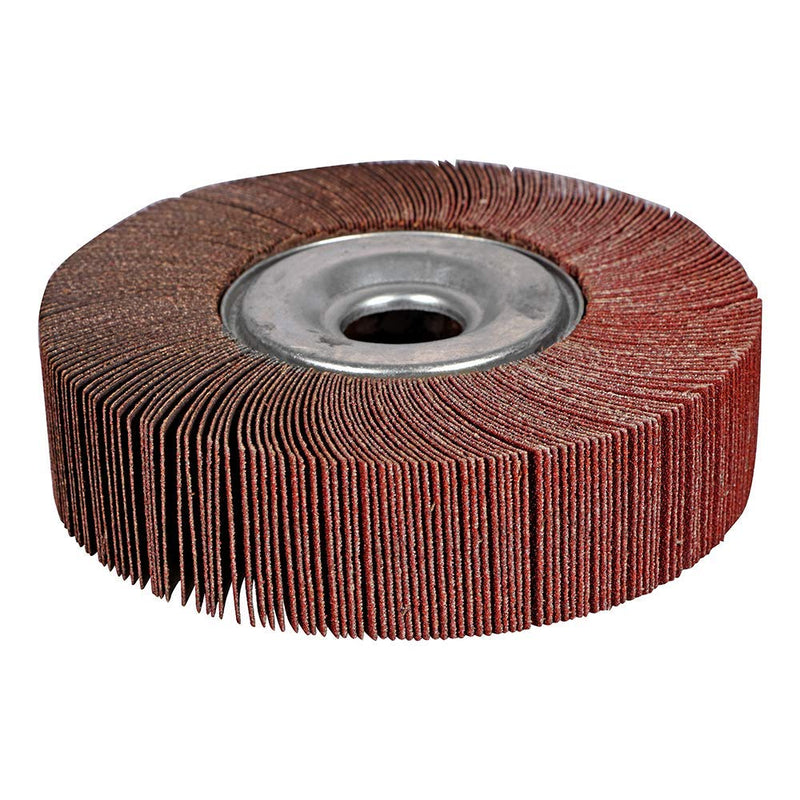 BHA Unmounted Flap Wheel for Bench Grinder, 6" x 1-1/2" x 1" (120 Grit) 120 Grit
