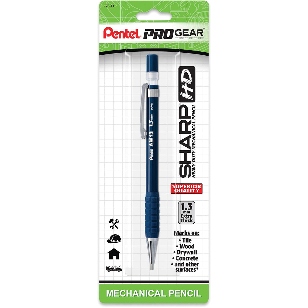 Pentel PROGear 1.3mm Mechanical Pencil, Blue