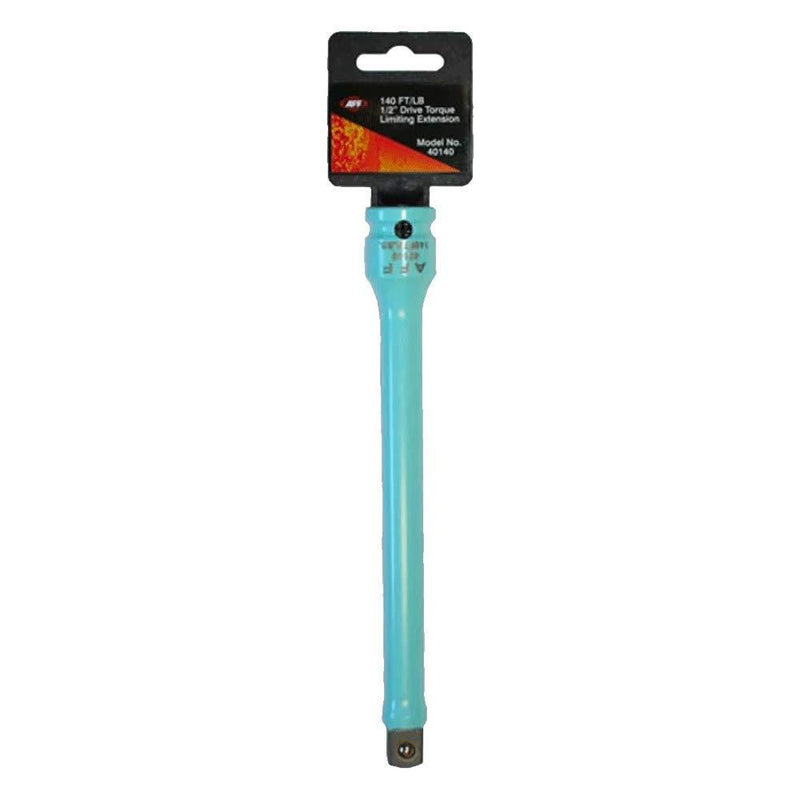 AFF Torque Limiting Extension, 1/2" Drive, 140 ft/lb, Spring Steel, Light Blue, 40140