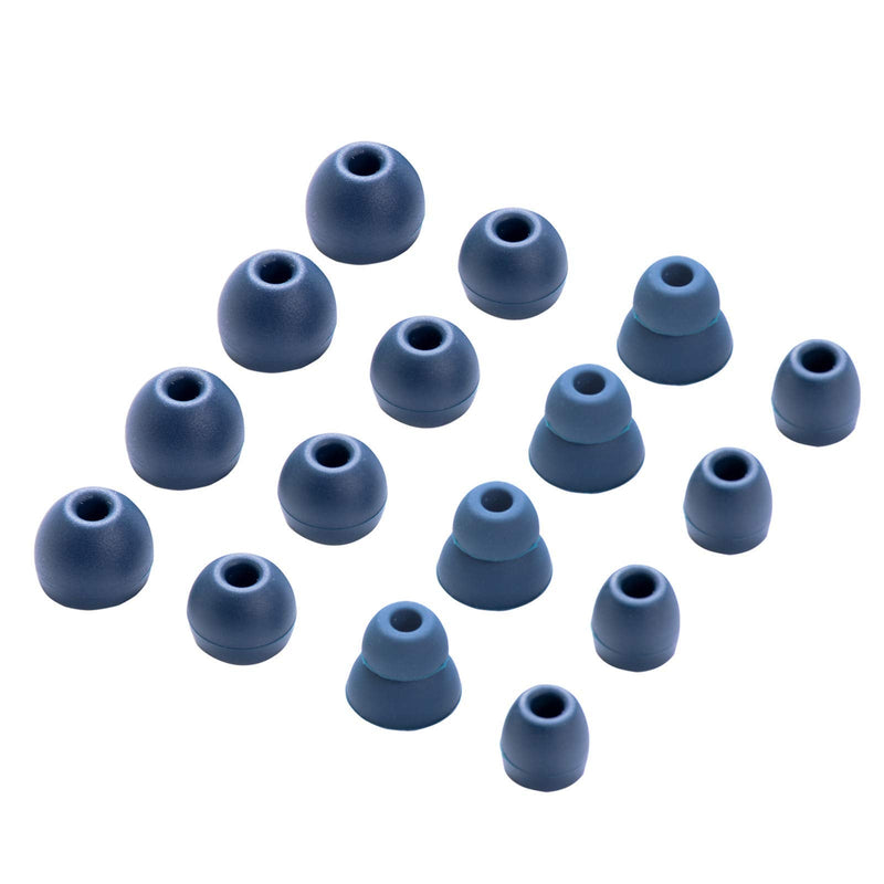 Replacement Silicone Eartips Earbuds Buds Set for Powerbeats Pro Wireless Earphone Headphones,8 Pairs (Navy) Navy