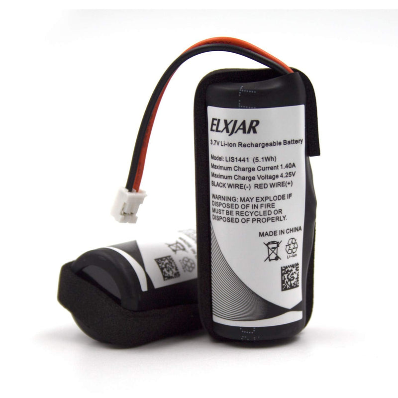 (2-Pack) 3.7V 1380mAh Extended LIS1441, LIP1450 Battery Replacement for Sony PS3 Playstation 3 Move Motion Controller CECH-ZCM1E, CECH-ZCM1U