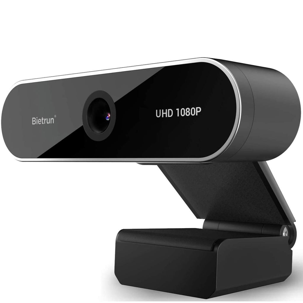 1080p Webcam With Microphone＆Privacy Cover, UHD Desktop Streaming Webcam,30fps,145°Wide Angle,2 Megapixel,USB Computer Web Camera for PC/Laptop/Desktop/Mac, Skype, Video Call, Meeting, Zoom(Plug＆Play)