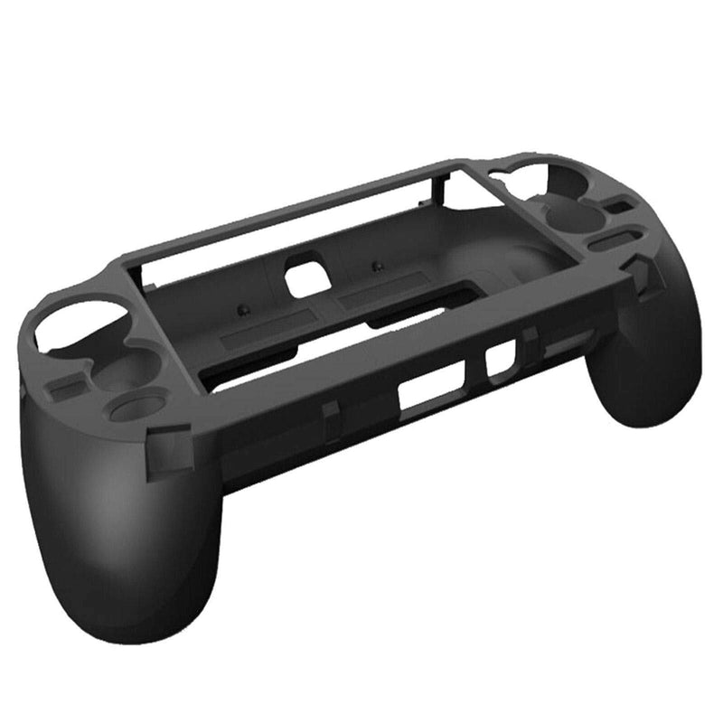 L2 R2 Trigger Hand Grip Shell Controller Protective Case for Sony Playstation PS Vita 1000 (Black) Black