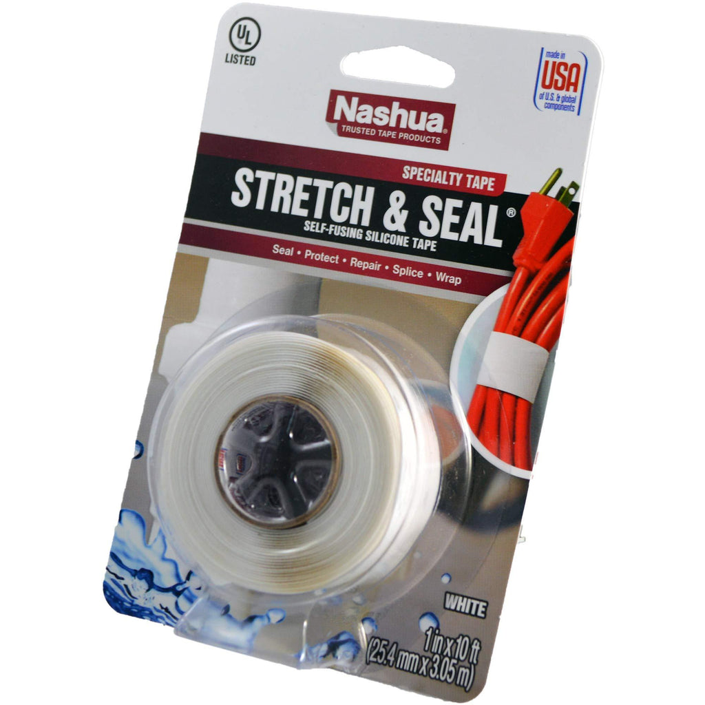 Nashua 1 in. x 10 ft. Stretch & Seal Self-Fusing Silicone Tape in White