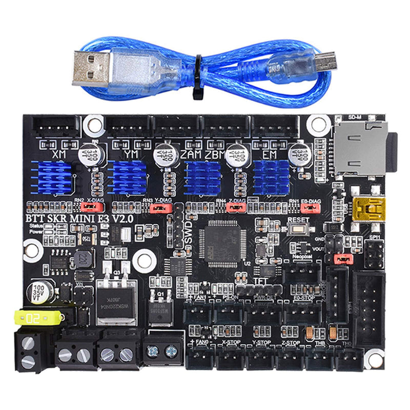 BIGTREETECH Direct SKR Mini E3 V2.0 32Bit Silent Control Board Integrated with TMC2209 UART Stepper Motor Driver for Upgraded Ender 3 Pro/5 3D Printer