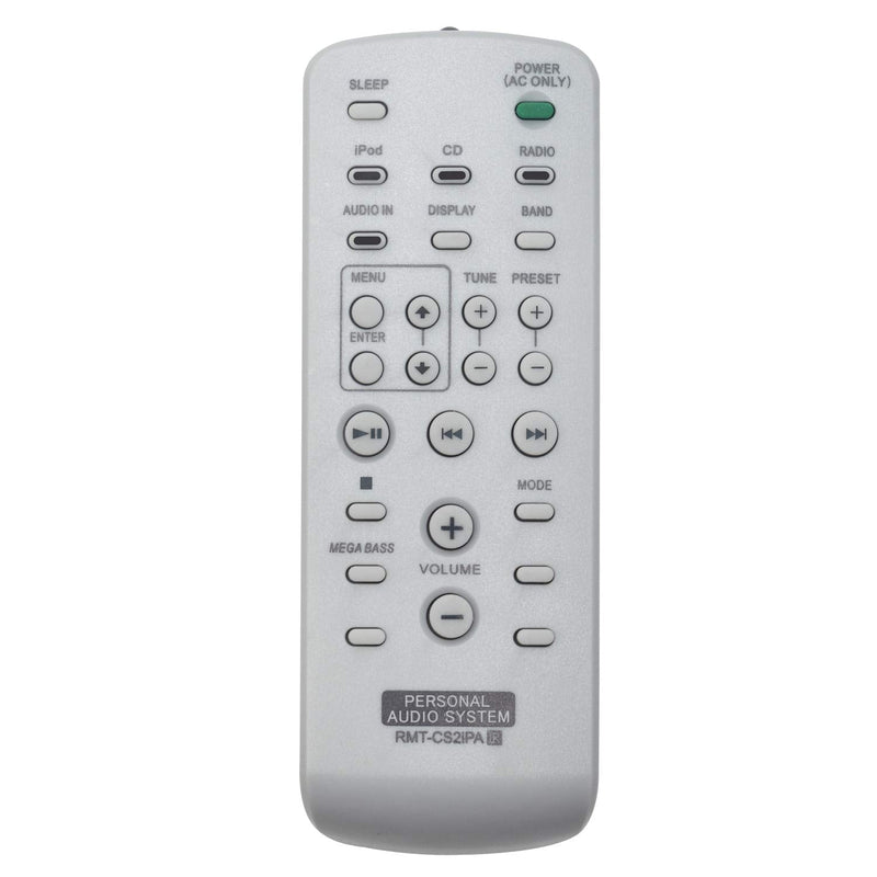 RMT-CS2iPA Replace Remote Control - AIDITIYMI RMT CS2iPA Remote Control Replacement for Sony RMTCS2iPA ZS-S4iP ZS-S2iP Audio System Remote Control