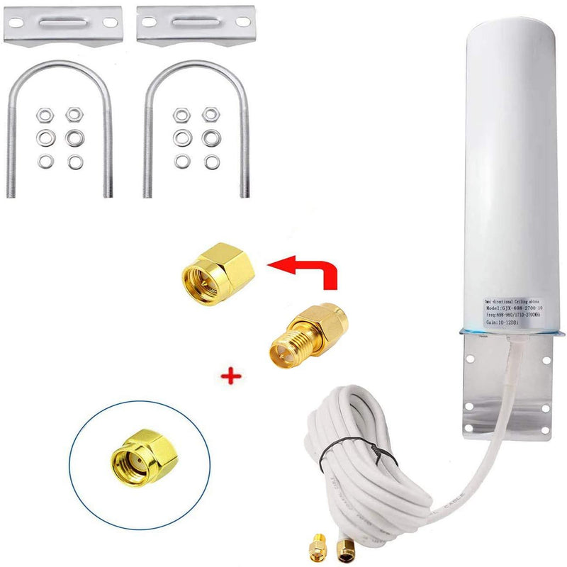 High Gain 10dBi Outdoor 4G LTE Cellular Trail Camera Antenna for All Series SPYPOINT Link Micro Link EVO Spartan GoCam Camera 3G 4G LTE Mobile Cell Phone 4G LTE Cellular Router, Eifagur