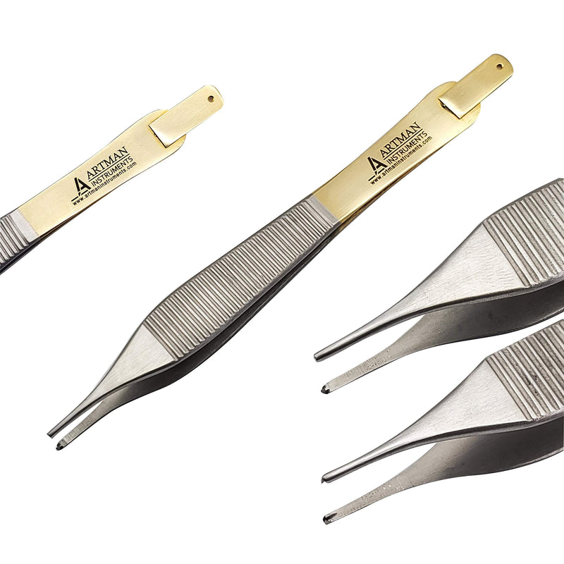 Adson Forceps Kocher with Skin Stopper at The Back ARTMAN Brand
