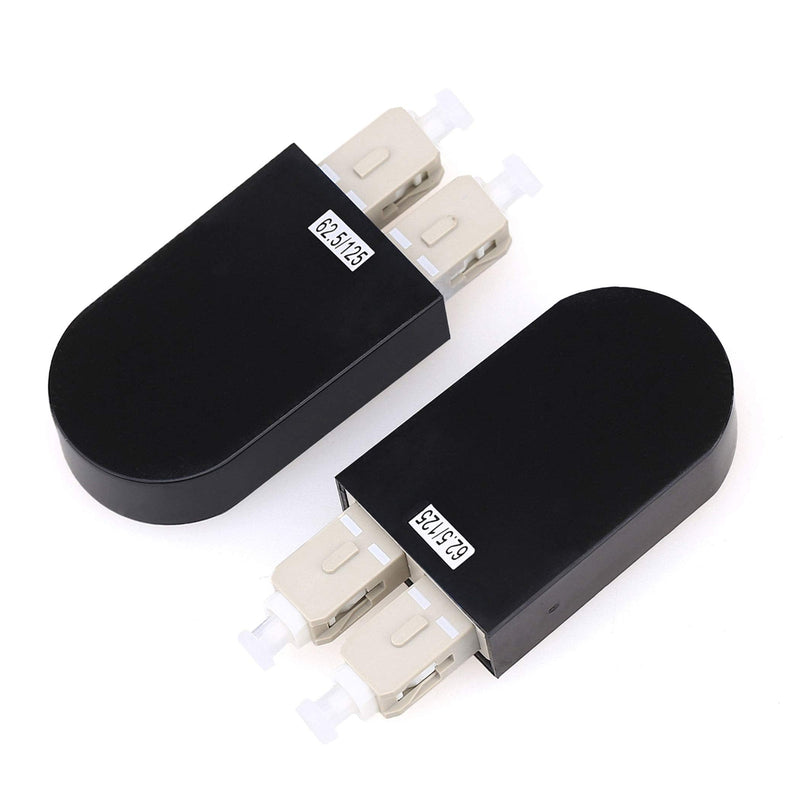 Fiber Optic Loopback Adapter SC/UPC Interface Circuitors Signal Loopback Connector SM/MM/OM3/OM4 (SC/UPC MM-62.5/125) SC/UPC MM-62.5/125