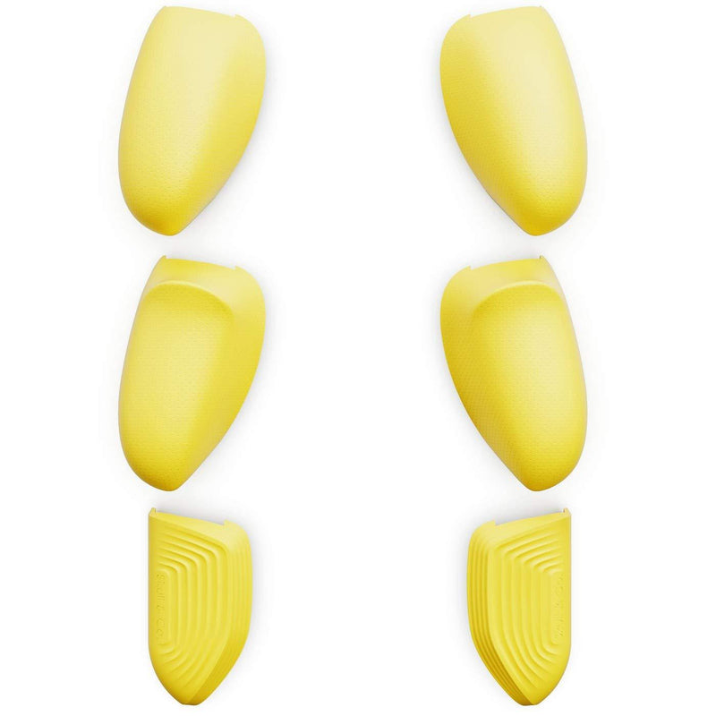 Skull & Co. Interchangeable Lite Grip Set for GripCase Lite: Snap/Trigger/Plus Grips [to fit All Hands Sizes] for Nintendo Switch Lite [3 Pairs]- Yellow Interchangeable Grips Set Grip-Yellow
