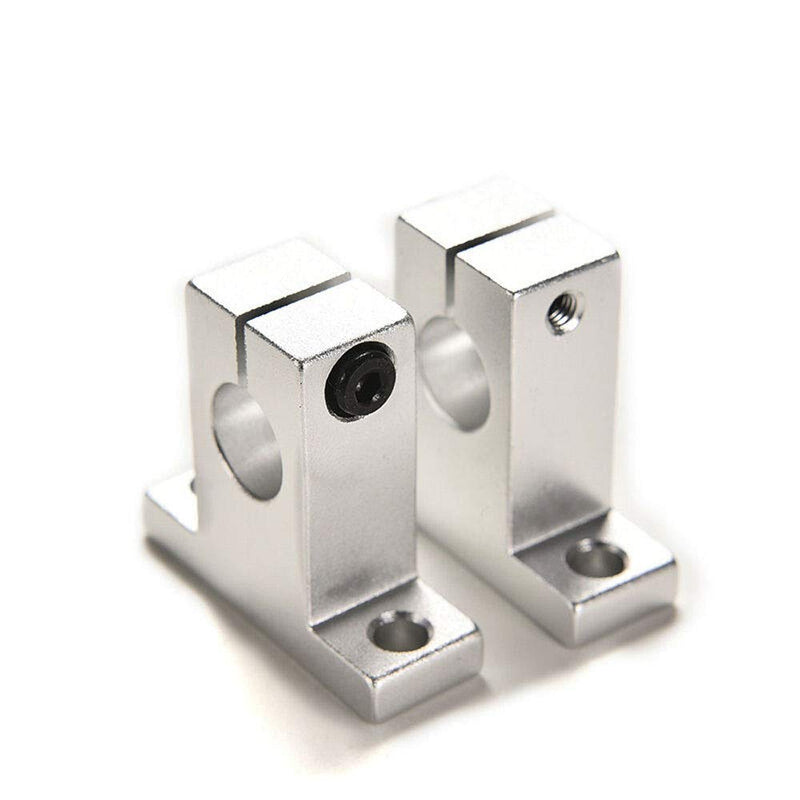 2Pcs SK12 12mm Bearing CNC Aluminum Linear Rail Shaft Guide Support Economic