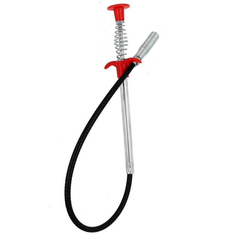 AUSAYE Reaching Assist Tool Pick Up Tool, 24 Inch Retractable Stick with 4 Claws,Snake & Cable Aid, Use to Grab Trash & Unclog Hair from Litter Pick, Home Drains, Sink, Toilet & Clean Dryer Vents