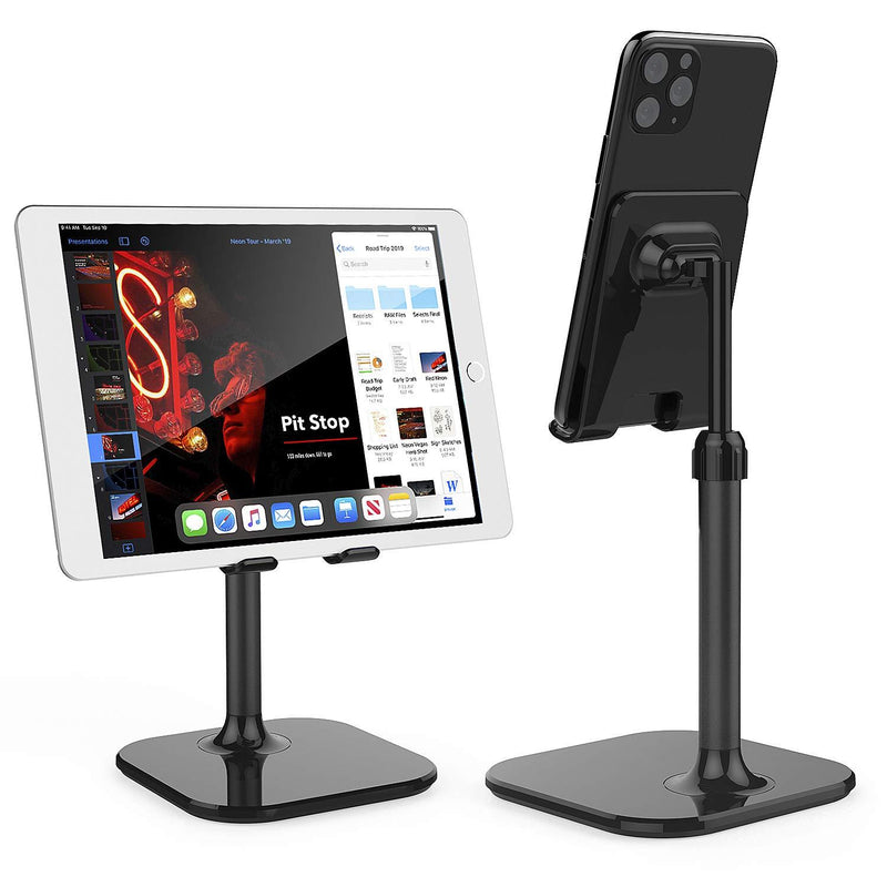 Cell Phone Stand,Doboli Phone Stand for Desk,Phone Holder Stand Compatible with iPhone and All Mobile Phones Tablet Black