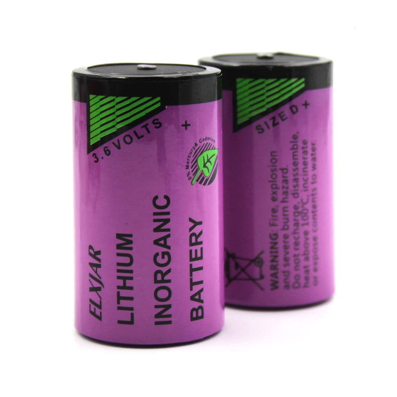 (2-Pack) 3.6V TL-5930 Replacement Lithium Battery for Tadiran iXtra Series Size D(TL-2300), ER34615