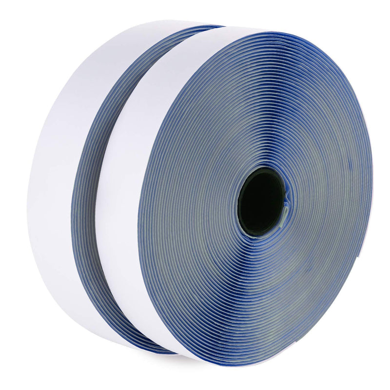 LLPT Hook and Loop Tape Color Blue 2935C 1 Inch x 23 Feet Each Roll Heavy Duty Adhesive Hook Loop Strip Mounting Tape for Indoor and Outdoor (HTSB130)