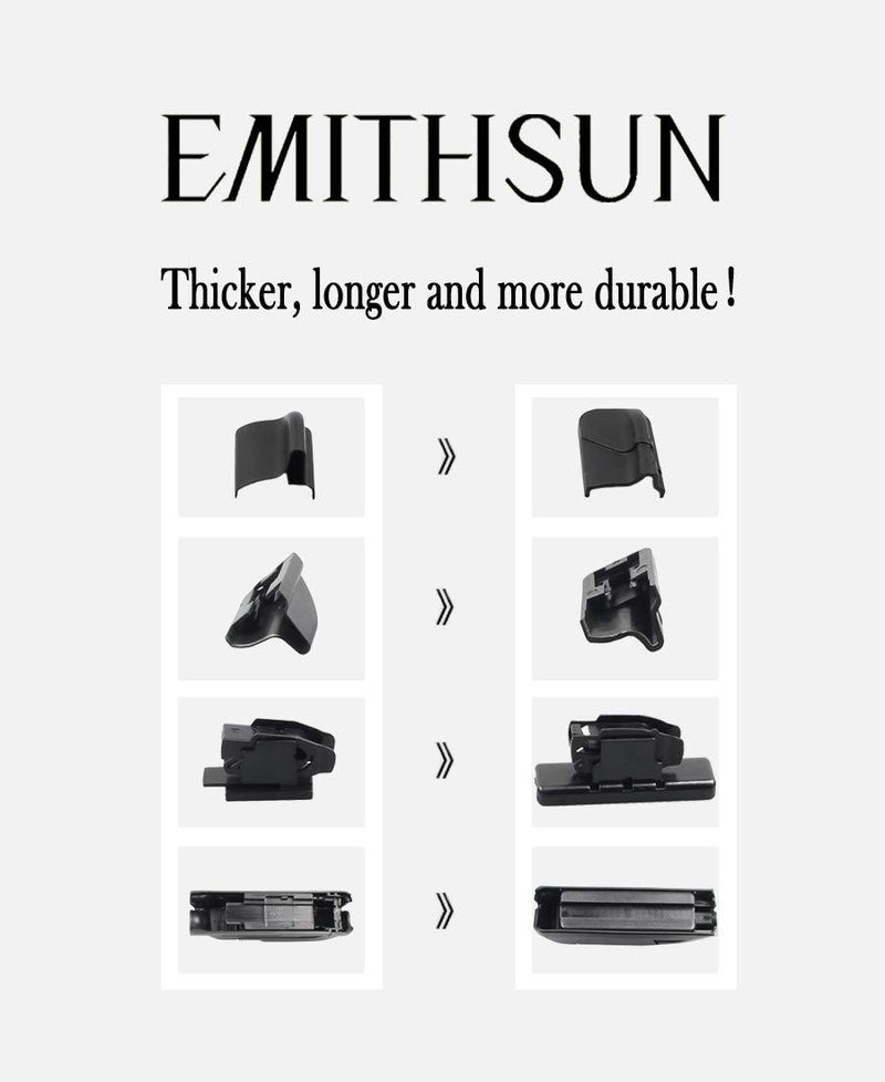 OEM QUALITY 13" + 13" Premium All-Seasons Durable Stable And Quiet Windshield Wiper Blades(Set of 2) 13"+13"(Pair For Front Windshield)