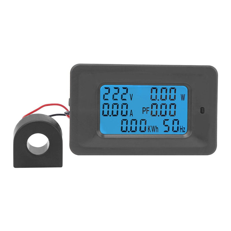 Multimeter, 6 in 1 Home Digital LCD Meter Power Monitor Panel Ammeter Digital Voltmeter Power Meter with Mutual Inductor