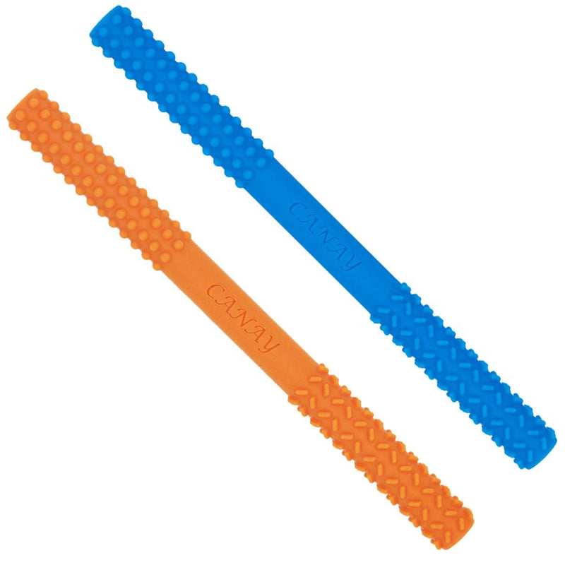 Original Hollow Teething Tubes (6.8'' Long) â€“ Soft Silicone Teething Toys for Babies 3-6 Months 6-12 Months - BPA Free / Dishwasher & Refrigirator Safe - Different Soft Textures for Infant Toddlers