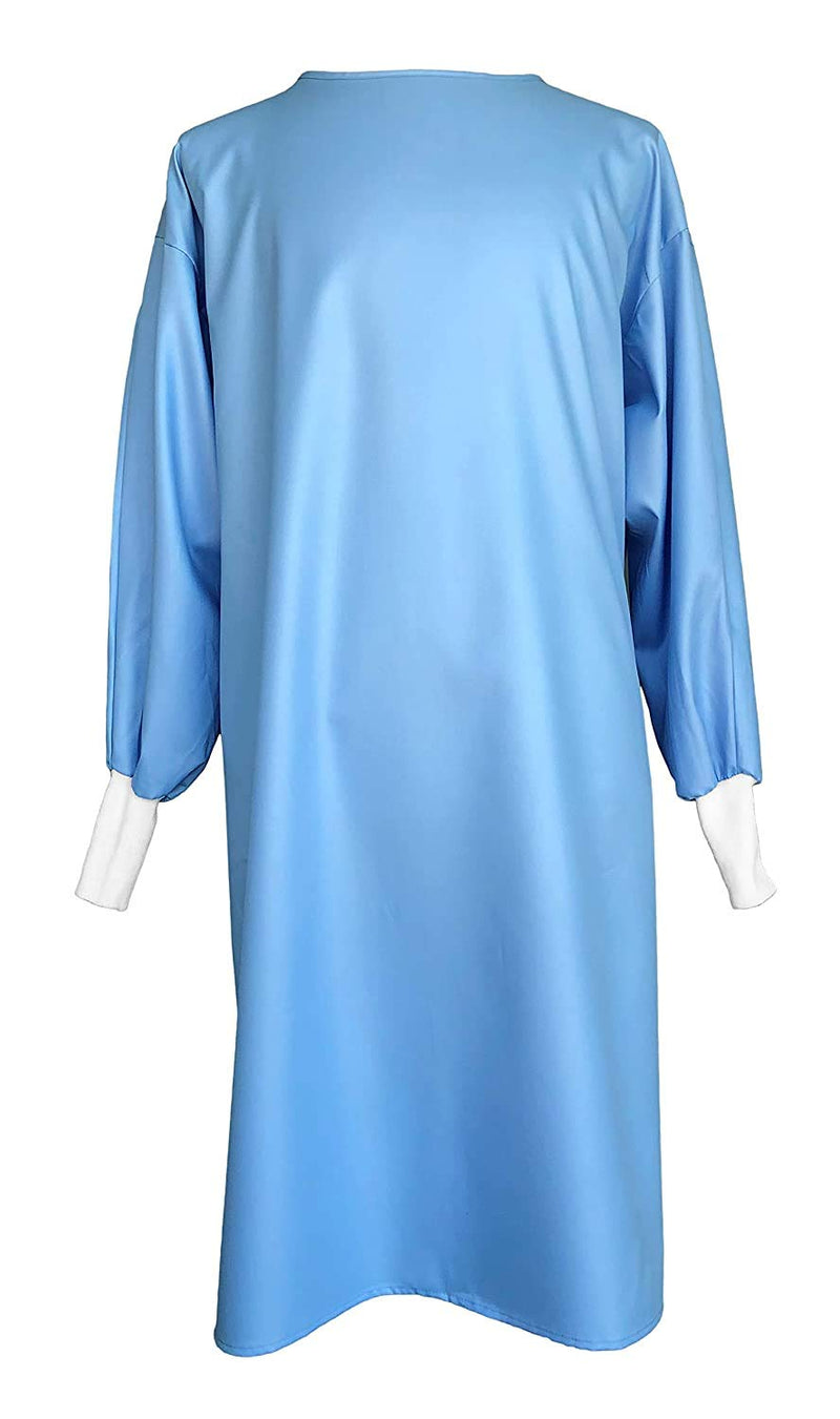 Dukal Isolation Gown, Non-Sterile, Blue (Pack of 10)