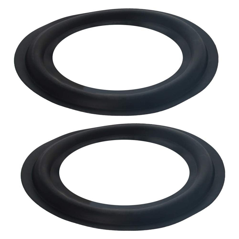 Fielect 5.5inch/142mm Speaker Rubber Edge Surround Rings Replacement Part for Speaker Repair or DIY 2pcs 2 Pcs 5.5inch /142mm