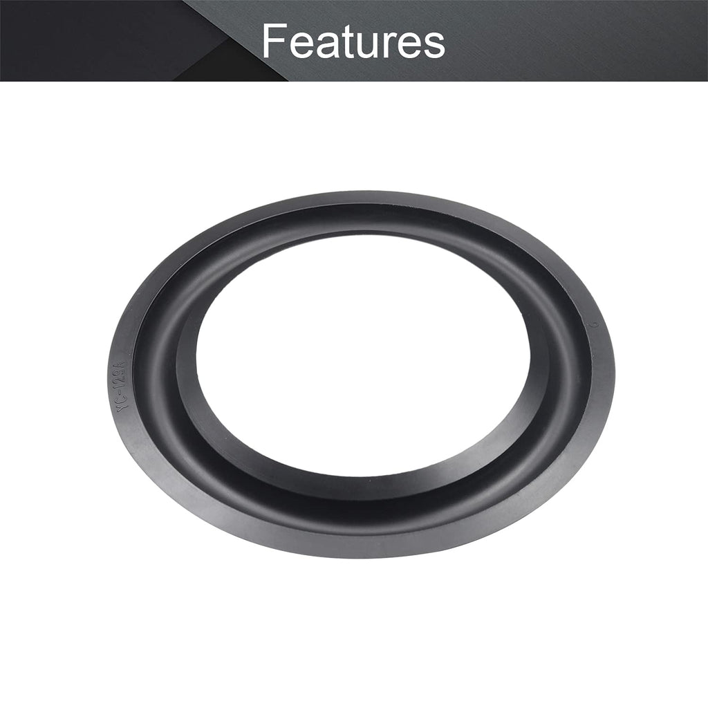 Fielect 5.5inch /145mm Speaker Rubber Edge Surround Rings Replacement Part for Speaker Repair or DIY 1pcs 1 Pcs 5.5inch /145mm