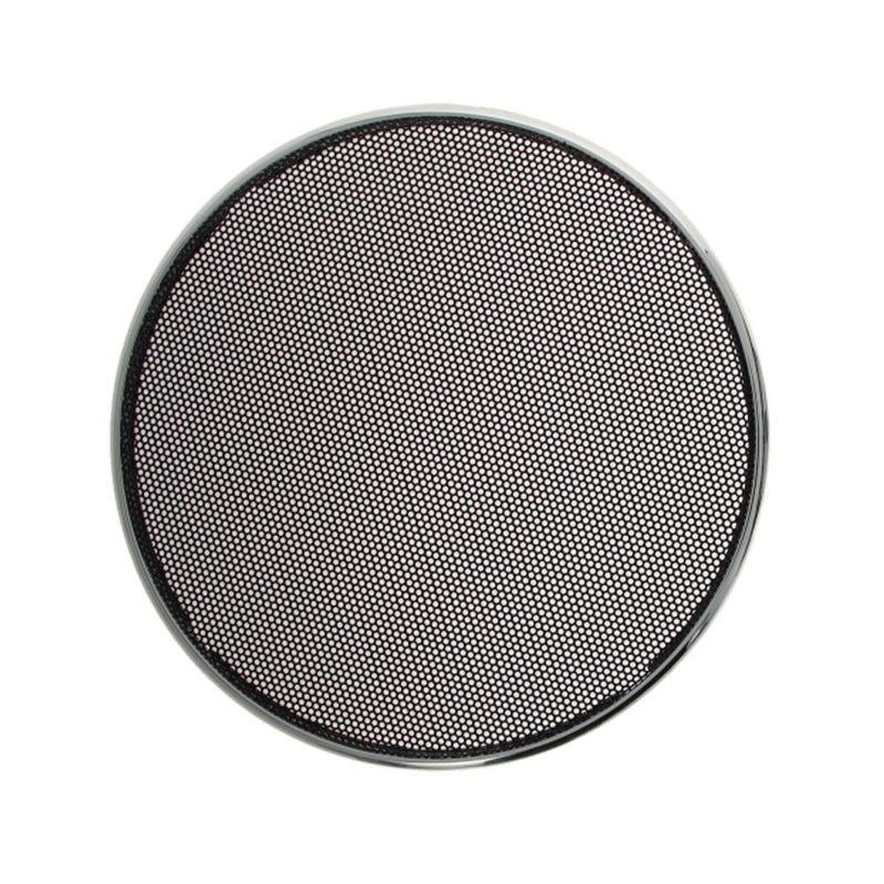 Fielect 5inch Speaker Grill Mesh Decorative Circle Woofer Guard Protector Cover Audio Accessories Black Grill Silver Trim