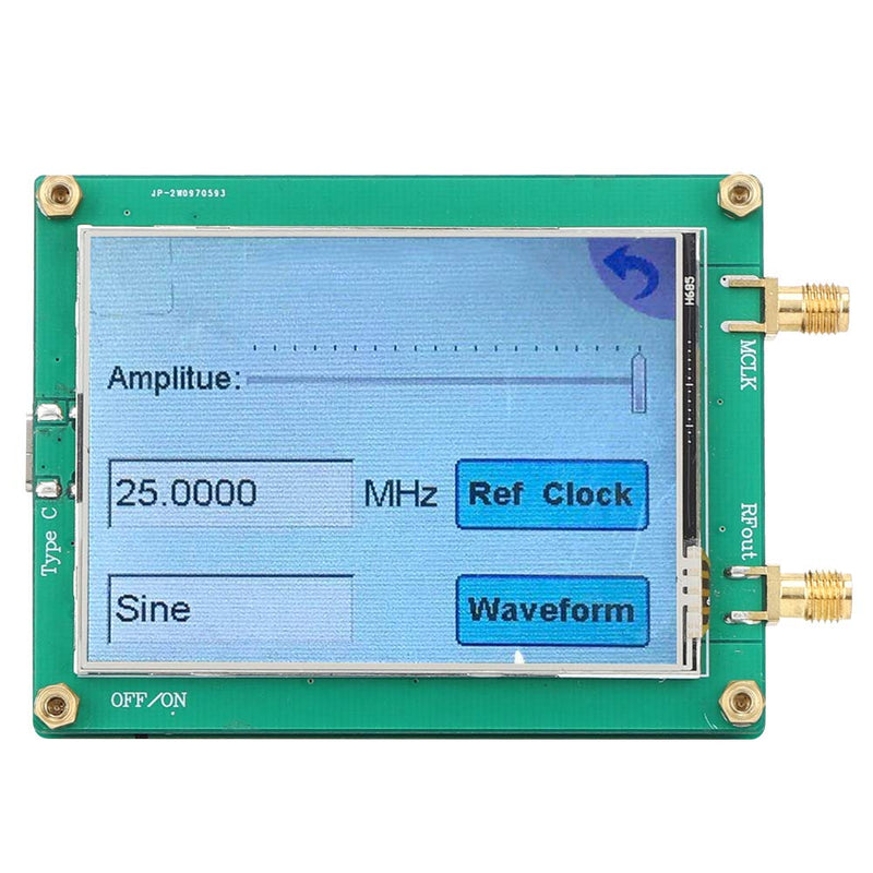 Signal Generator, AD9833 TFT Full Touch Screen Signal Generator DDS Source Dot Frequency for Sine/Triangle/Square Wave, for Proximity, Motion and Defect Detection