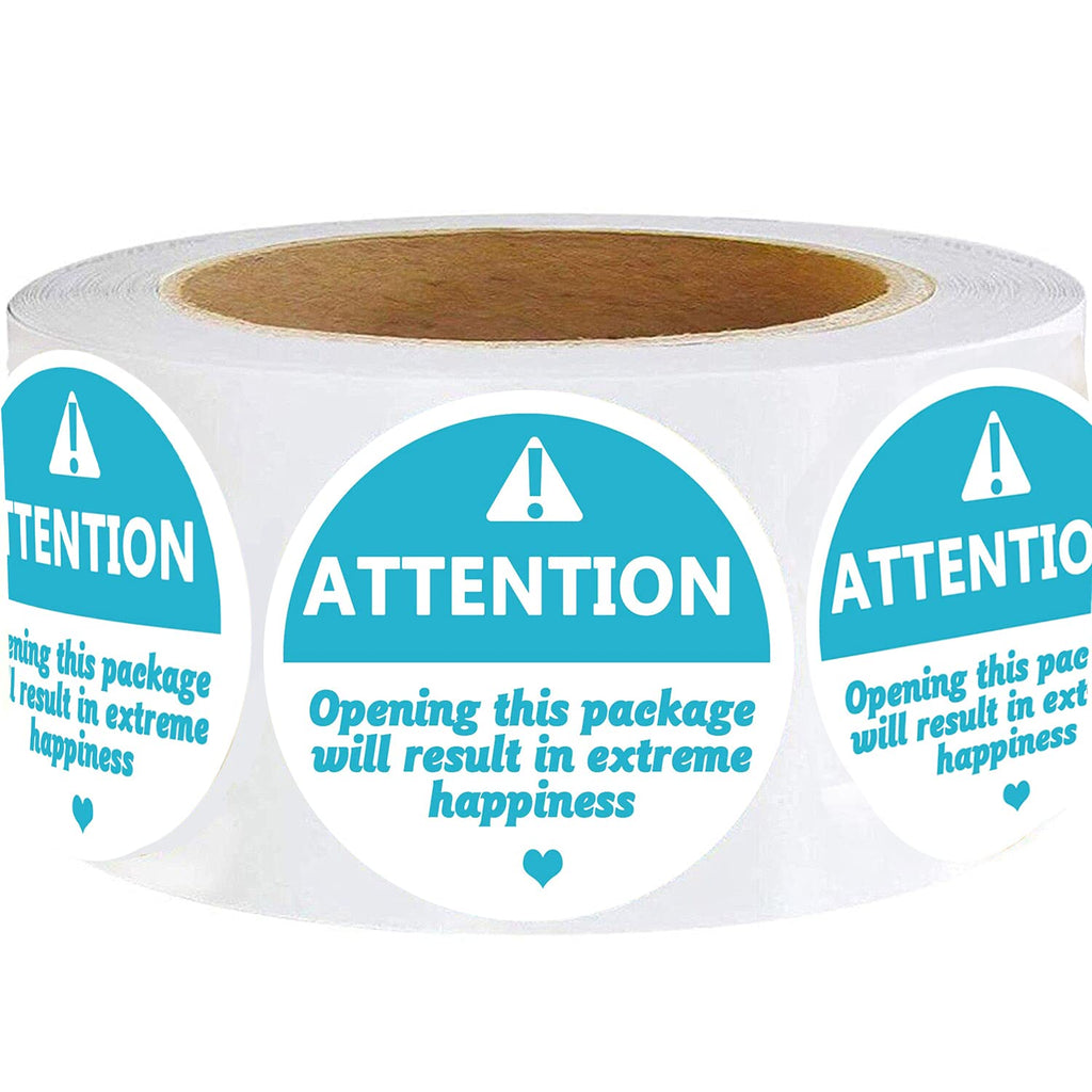 Packing Wrapping Envelope Seals Baking Stickers,Extreme Happiness Labels for Small Business,2 Inch 500 Pcs Per Roll