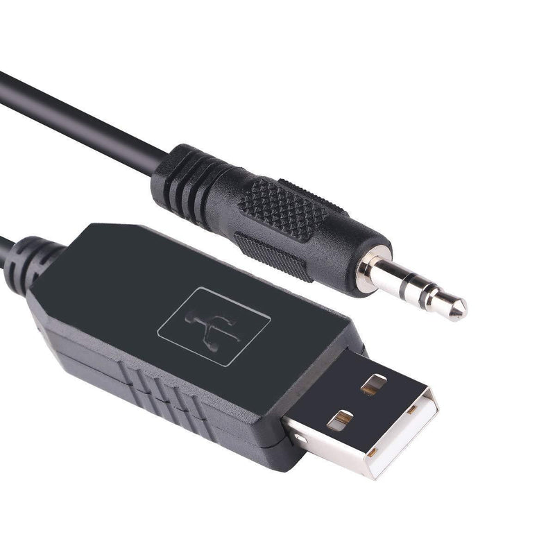 6FT USB RS232 to 3.5mm AJ Audio Jack Programming Cable 5v TTL uart Cable for Windows,Linux and MAC OS (5v Logic Level) 5v logic level